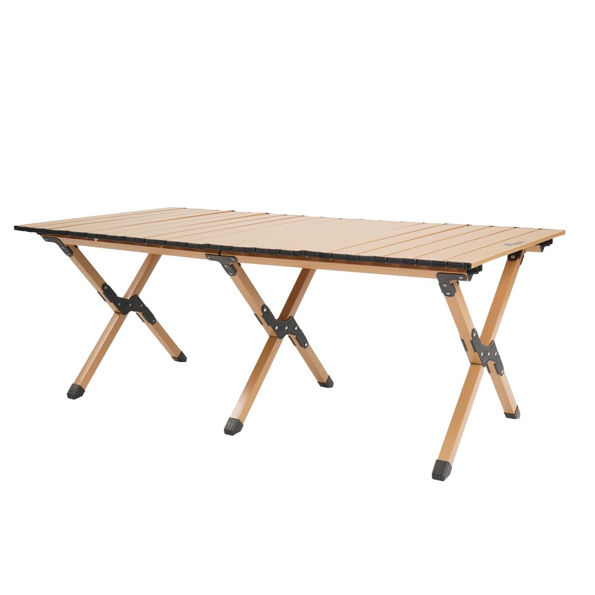 Atlas folding table with a wood-look top