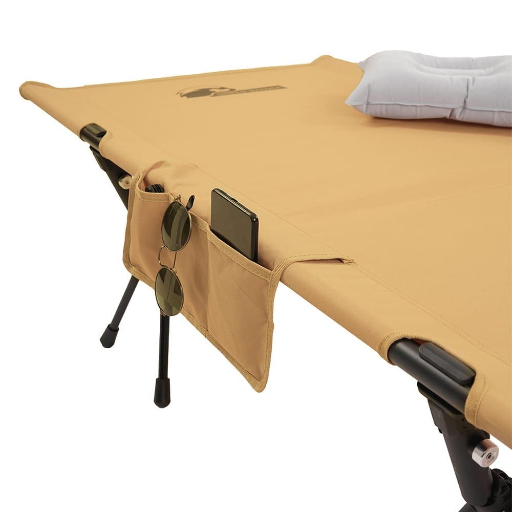Side pockets on the Bifrost cot, close-up