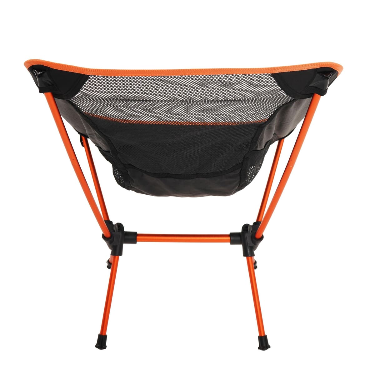Loki folding chair with an orange frame